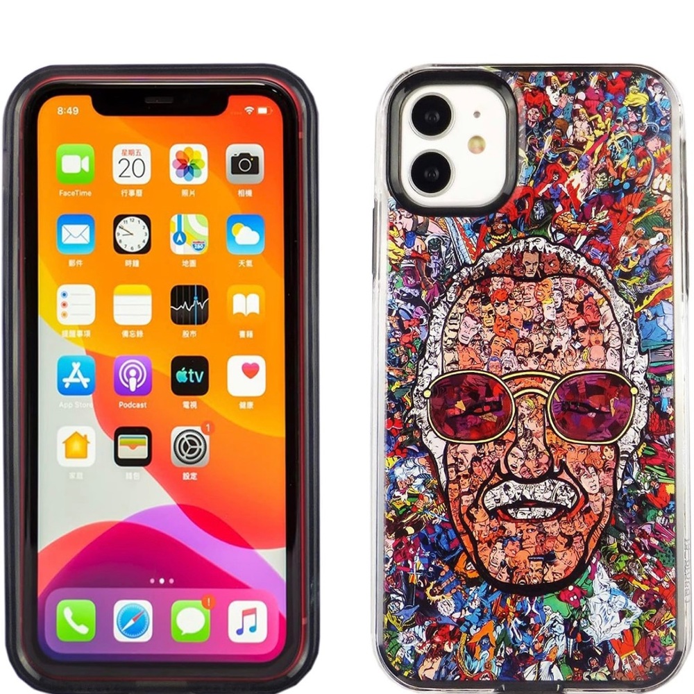 Collage Marvel Stan Lee phone case Iphone 11